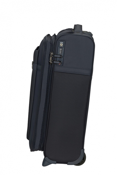 Samsonite Airea Top Pocket 55cm - Kabinväska Expanderbar Mörkblå