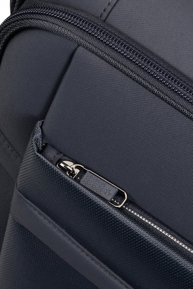 Samsonite Airea Top Pocket 55cm - Kabinväska Expanderbar Mörkblå