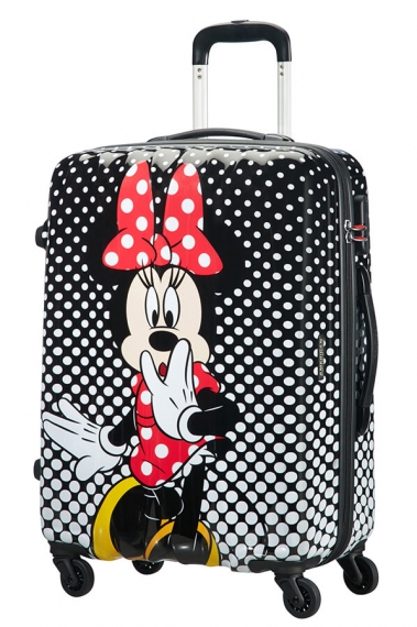American Tourister Disney Legends 4-hjul 65cm - Mellanstor Minnie Mouse Polka Dot