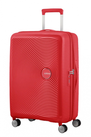 American Tourister Soundbox 67cm - Mellanstor Röd