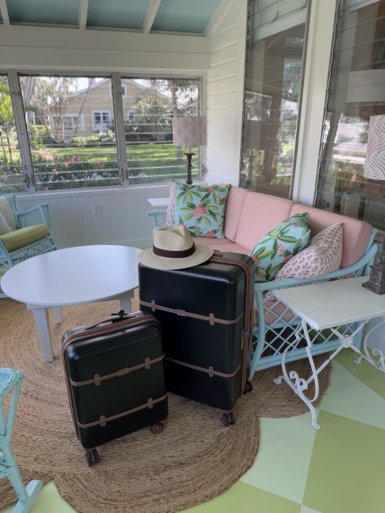 Resväskor Printisso Portofino - 3 Set Vintage Black