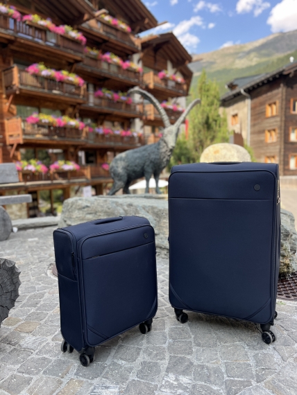 Mjuk Kabinväska Printisso Runway - Night Blue