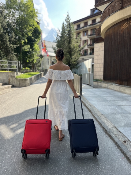 Mjuk Kabinväska Printisso Runway - Night Blue