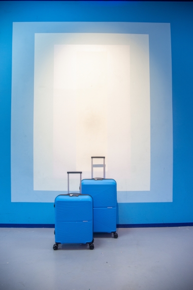 American Tourister Airconic 55cm - Kabinväska Ljusblå