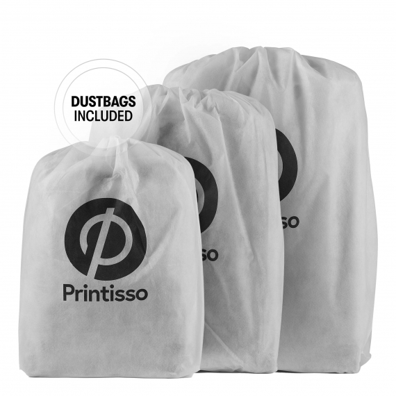 Resväskor Printisso Portofino - 3 Set Vintage Black