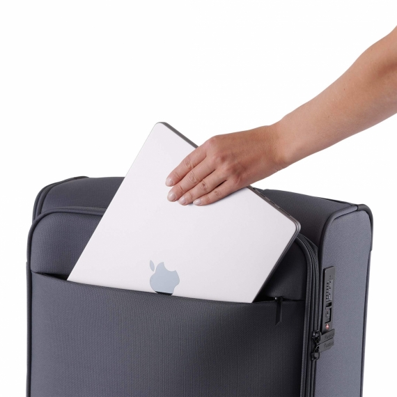 Mjuka Resväskor Printisso Runway - 3 Set Carbon Grey