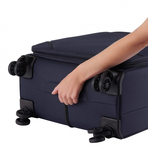 Mjuk Resväska Printisso Runway - Stor Expanderbar Night Blue