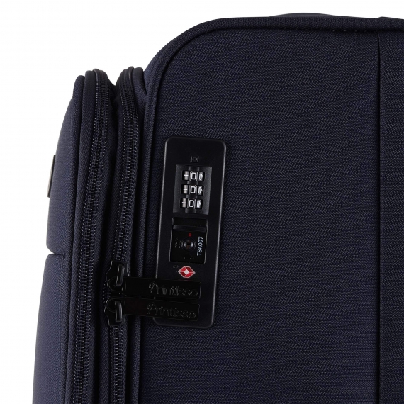 Mjuk Resväska Printisso Runway - Stor Expanderbar Night Blue