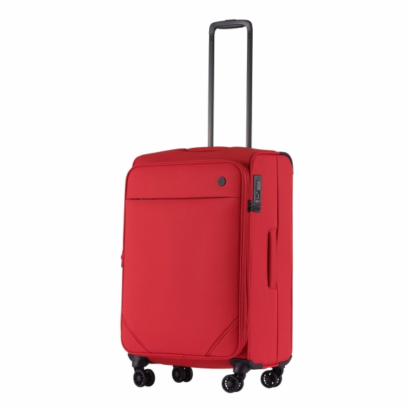 Mjuka Resväskor Printisso Runway - 3 Set Rose Red