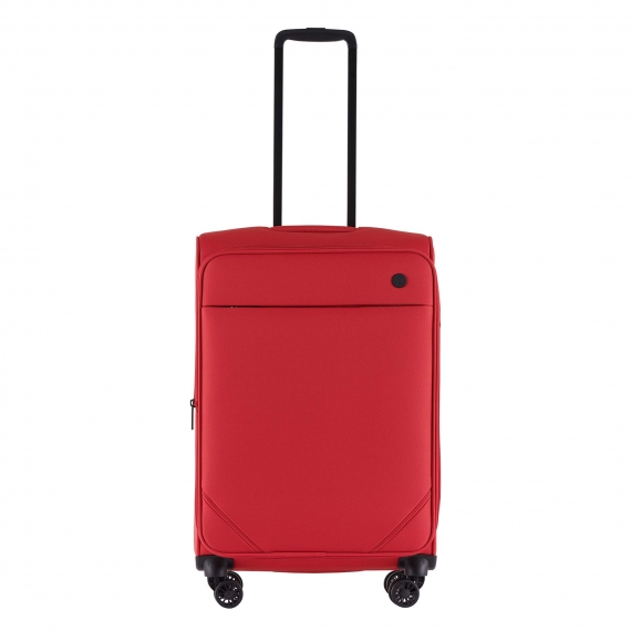 Mjuk Resväska Printisso Runway - Mellanstor Expanderbar Rose Red