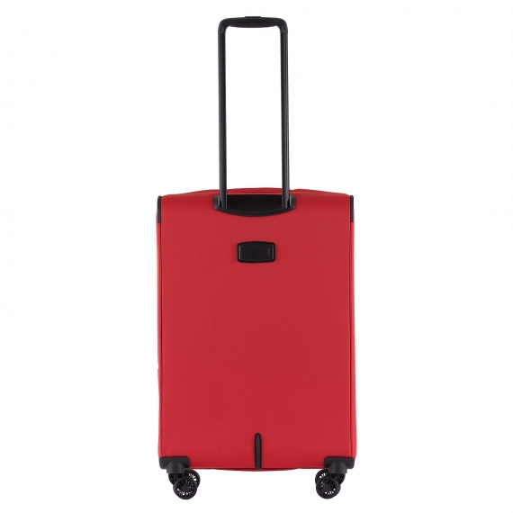 Mjuk Resväska Printisso Runway - Mellanstor Expanderbar Rose Red