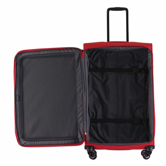 Mjuka Resväskor Printisso Runway - 3 Set Rose Red