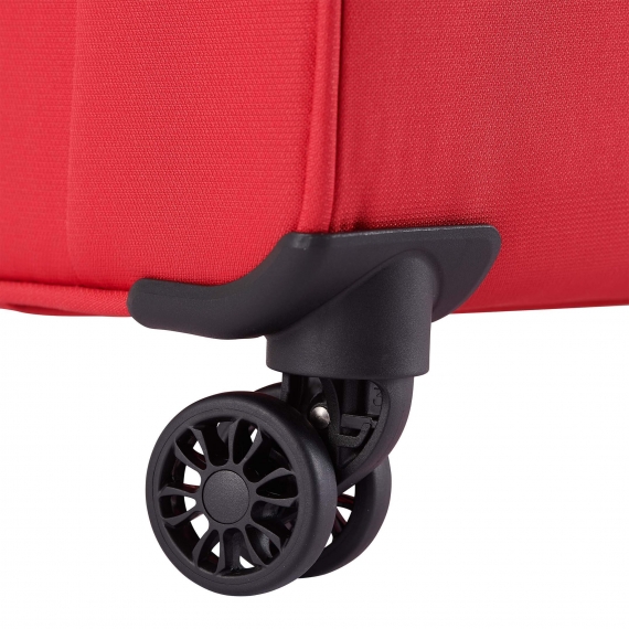Mjuk Resväska Printisso Runway - Mellanstor Expanderbar Rose Red