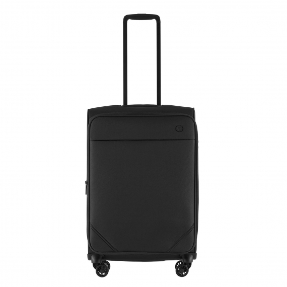 Mjuk Resväska Printisso Runway - Mellanstor Expanderbar Space Black