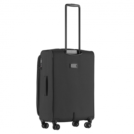 Mjuk Resväska Printisso Runway - Mellanstor Expanderbar Space Black