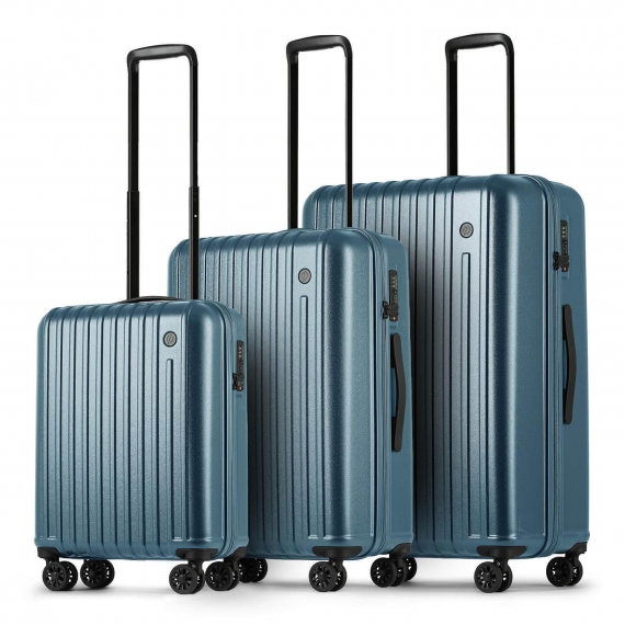 Resväska Printisso Urbane - Stor Whale Blue