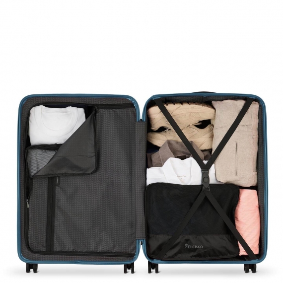 Resväska Printisso Urbane - Stor Whale Blue