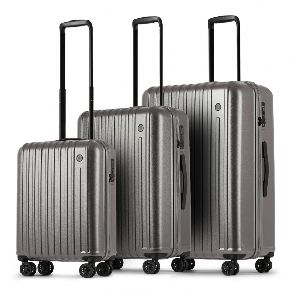 Resväska Printisso Urbane - Mellanstor Graphite Grey