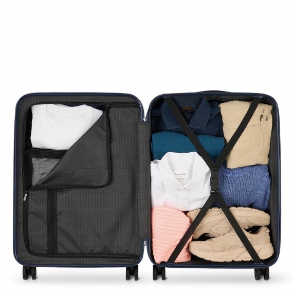 Resväska Printisso Urbane - Mellanstor Navy Blue