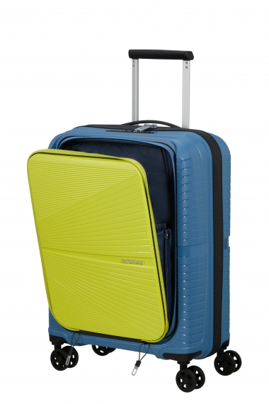American Tourister Airconic 55 cm - Kabinväska Frontloader Coronet Blue/Lime