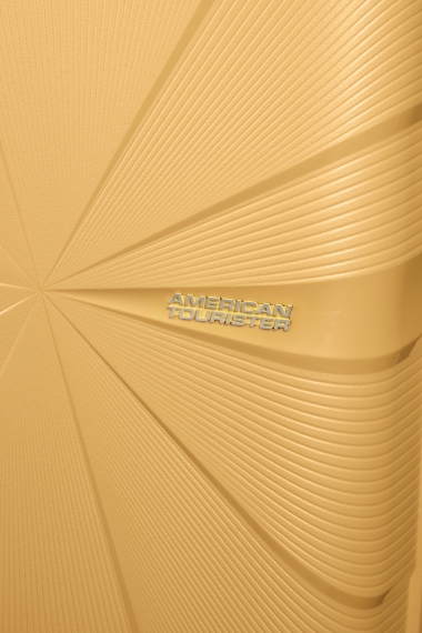 American Tourister Starvibe 67cm - Mellanstor Expanderbar Metallic Banana