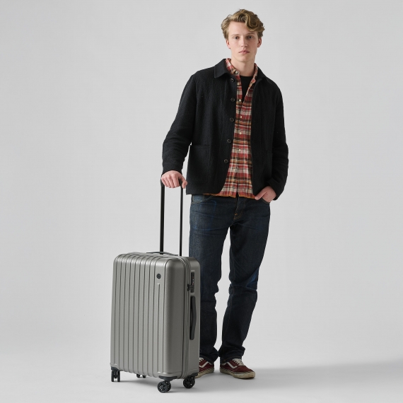 Resväska Printisso Urbane - Mellanstor Graphite Grey