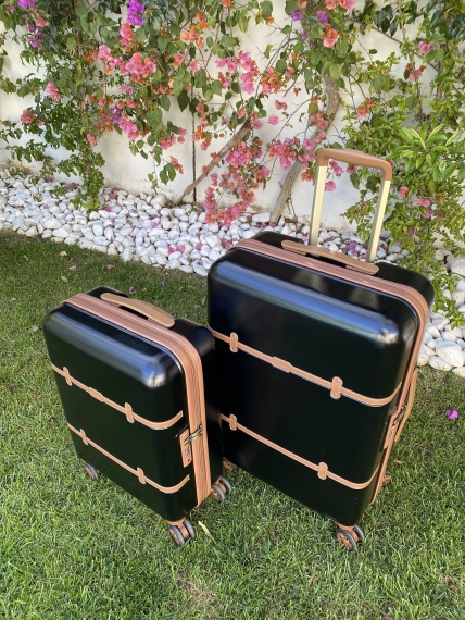 Resväskor Printisso Portofino - 3 Set Vintage Black