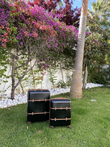 Resväskor Printisso Portofino - 3 Set Vintage Black